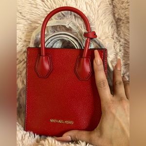 Mercer Extra-Small Pebbled Leather Crossbody Bag